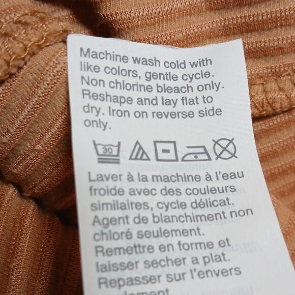 MADEWELL Texture & Thread Overalls Camel/Tan Velour Corduroy - Picture 12 of 16